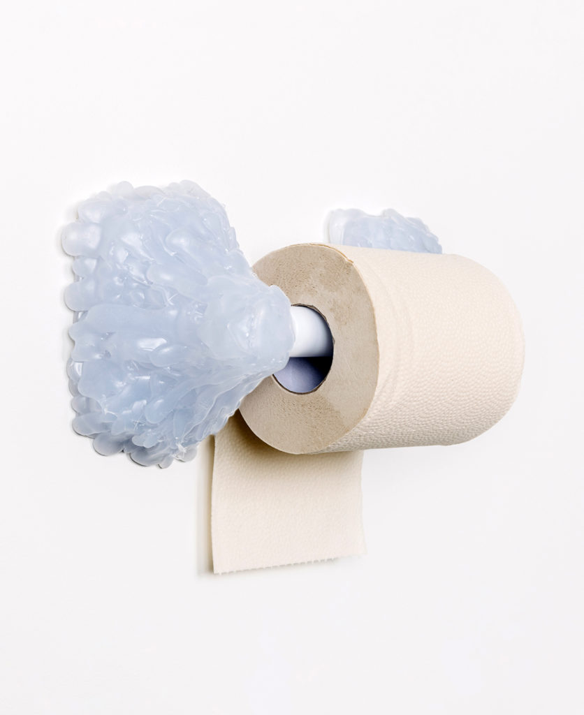 Joseph Algieri's toilet paper holder