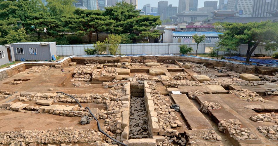 remains of public toilet in Seoul