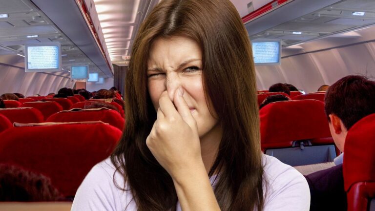 farting on plane