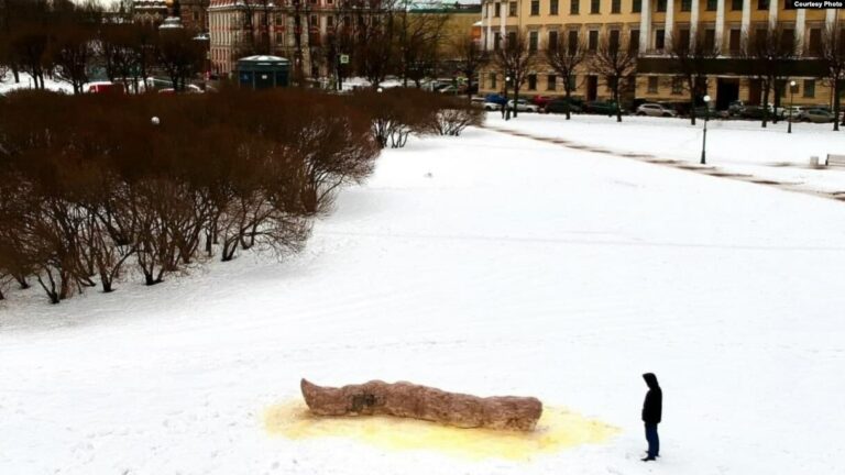 Sentenced for making a big poop sculpture