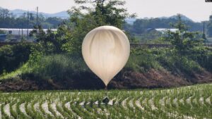 North Korea sends poop-filled balloons to South Korea