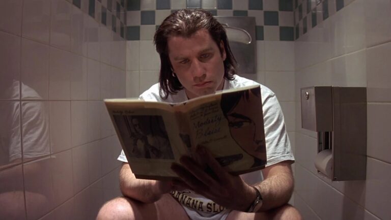 pulp fiction toilet scene