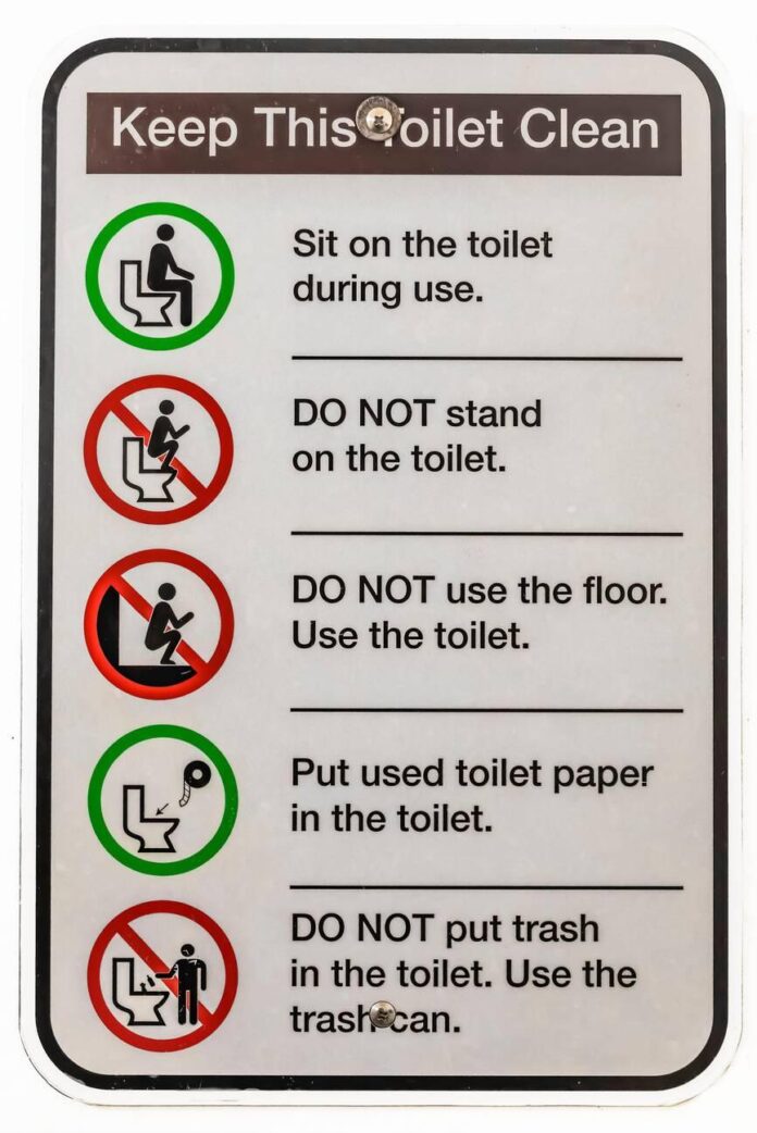 toilet etiquette