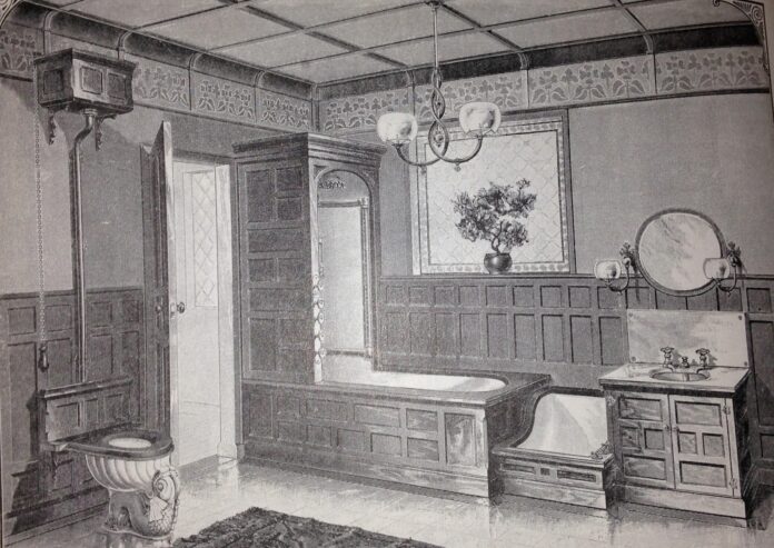 victorian restroom